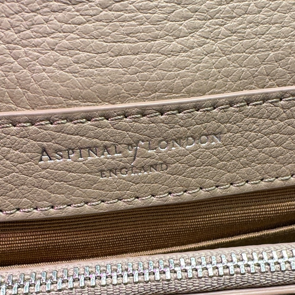 Aspinal of London Medium Lottie Leather Shoulder Bag - Picture 9 of 14
